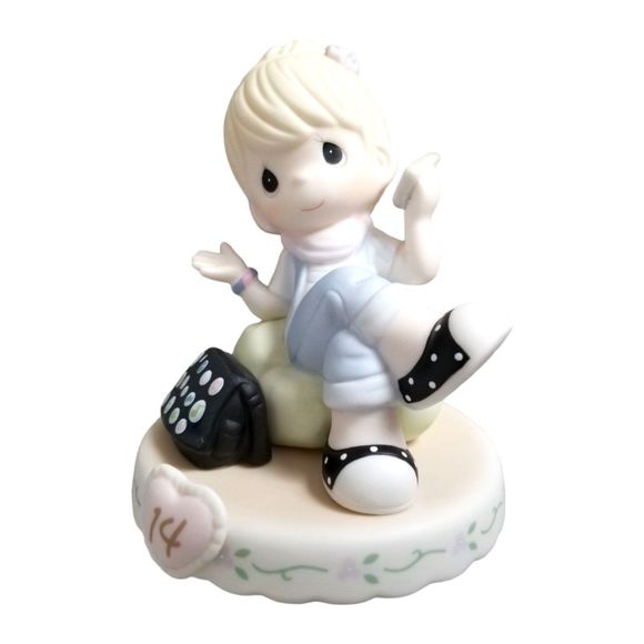 Precious Moments Growing In Grace Age 14 girl figurine